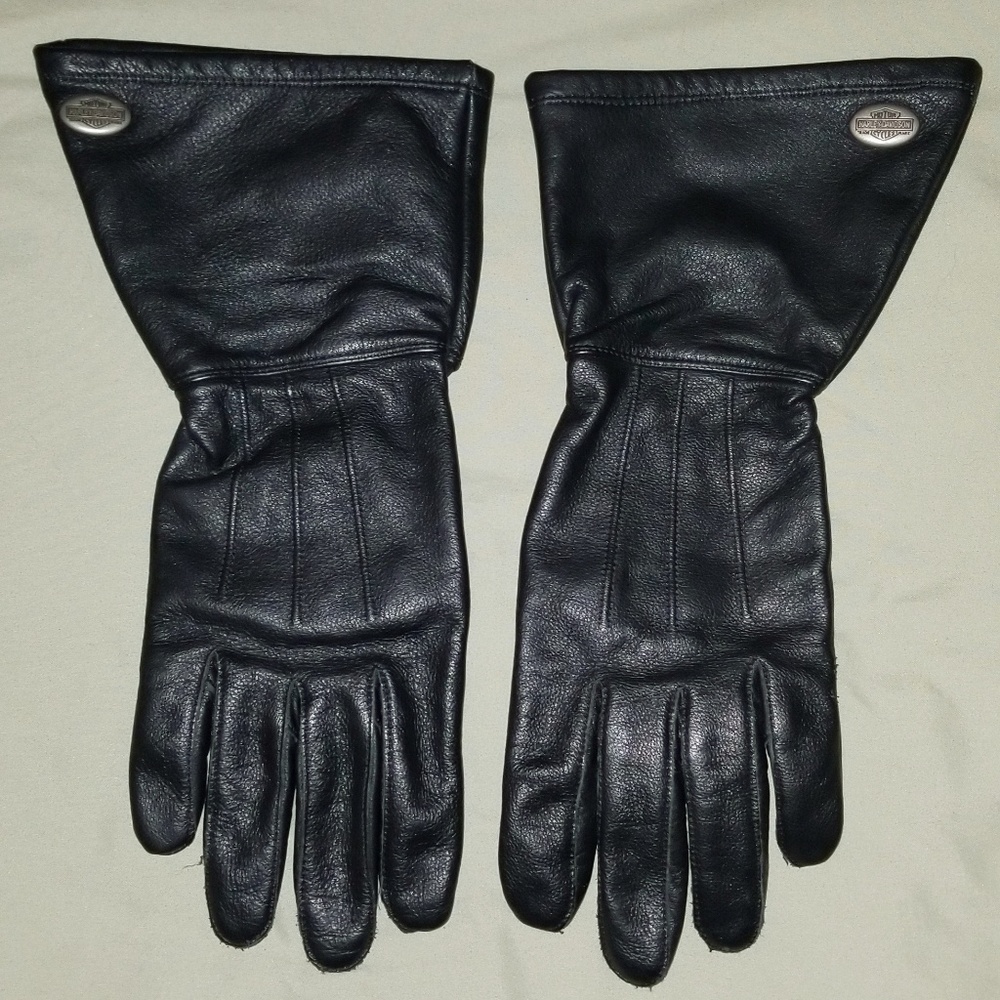 Harley Davidson Leather Gauntlet motorcycle glove